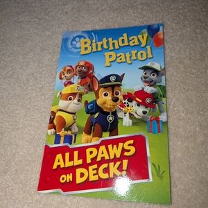 Birthday Card with Paw Patrol Characters
